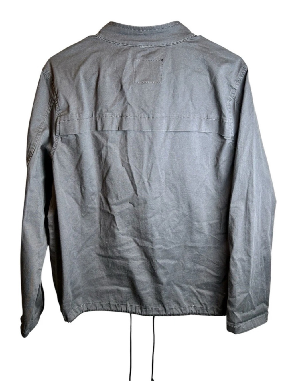 Sanctuary Gray Utility Cargo Jacket W Drawstring Hem Size XL - Picture 3 of 4